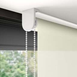 Linen Look Sheer Fire Retardant Made to Measure Roller Blind - thumbnail 5