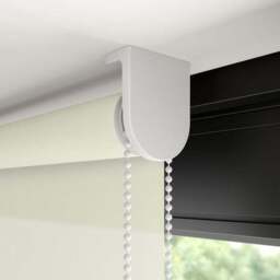 Linen Look Sheer Fire Retardant Made to Measure Roller Blind - thumbnail 4