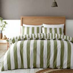 Catherine Lansfield Cove Stripe Duvet Cover and Pillowcase Set - thumbnail 1