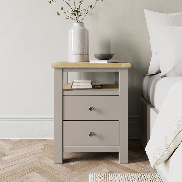 Olney 2 Drawer Bedside Table - image 1
