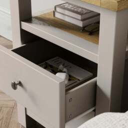 Olney 2 Drawer Bedside Table - thumbnail 3