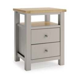 Olney 2 Drawer Bedside Table - thumbnail 5