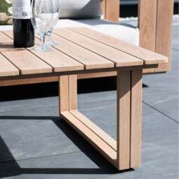 Norfolk Leisure Darlington Wood Look Aluminium Corner Set - thumbnail 5