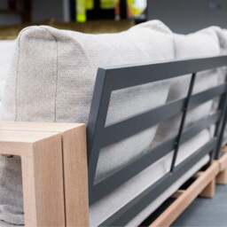 Norfolk Leisure Darlington Wood Look Aluminium Corner Set - thumbnail 4