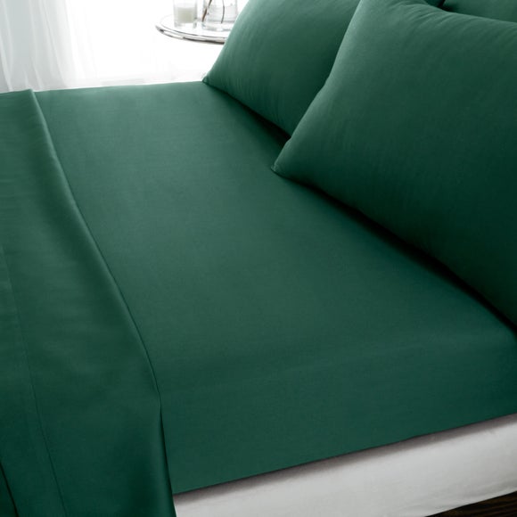 Hotel 230 Thread Count 100% Cotton Sateen Fitted Sheet - image 1