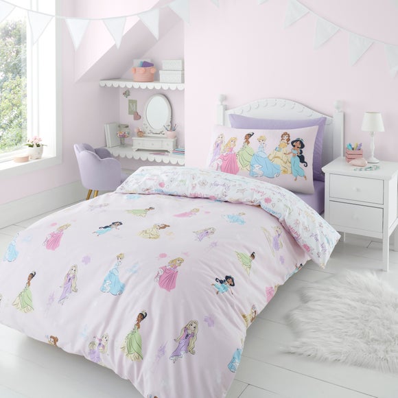 Disney Princesses Duvet Cover and Pillowcase Set by Dunelm