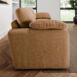 Magnus Vintage Soft Chenille 3 Seater Sofa - thumbnail 2