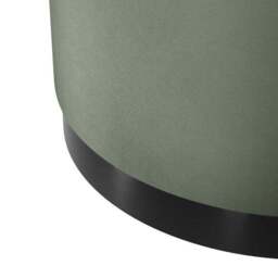 Lara Large Pouffe, Velvet - thumbnail 3