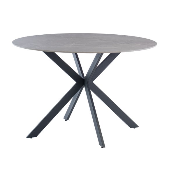 Talia 4 Seater Round 4 Seater Dining Table, Sintered Stone - image 1