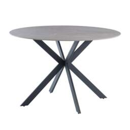 Talia 4 Seater Round 4 Seater Dining Table, Sintered Stone - thumbnail 1