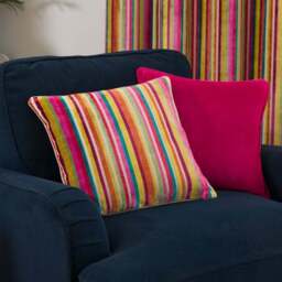 Aliyah Stripe Eyelet Curtains - thumbnail 6
