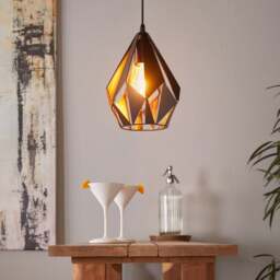 EGLO Carlton Art Deco Adjustable Pendant Light - thumbnail 1