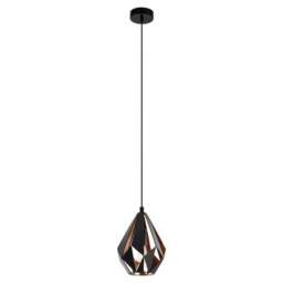 EGLO Carlton Art Deco Adjustable Pendant Light - thumbnail 2