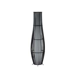 Alec Natural Cane Black Floor Lamp - thumbnail 5