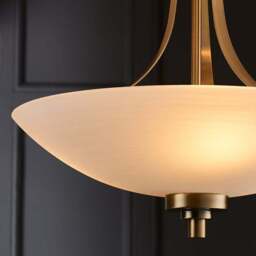 Vogue Welles 3 Light Semi Flush Ceiling Light - thumbnail 2
