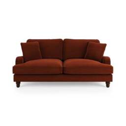 Beatrice Matte Velvet 3 Seater Sofa - thumbnail 3