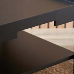 Marnie Coffee Table, Black Wood - thumbnail 5