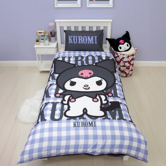 Hello Kitty Rebel Kuromi Quilt Cover and Pillowcase Set - image 1
