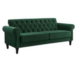 Greta Velvet 3 Seater Sofa - thumbnail 2