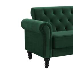 Greta Velvet 3 Seater Sofa - thumbnail 4