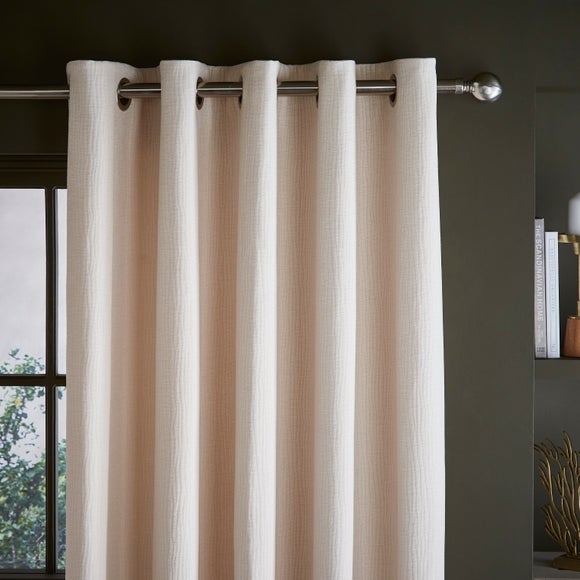 Luxe Textured Chenille Eyelet Curtains - image 1