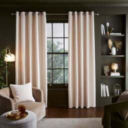 Luxe Textured Chenille Eyelet Curtains - thumbnail 2