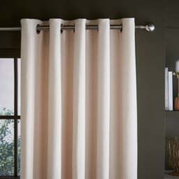 Luxe Textured Chenille Eyelet Curtains - thumbnail 1