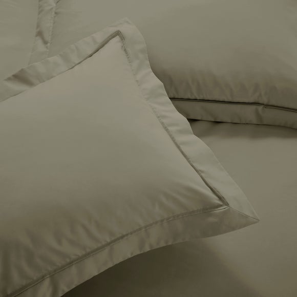 Dorma Crisp & Fresh 400 Thread Count Egyptian Cotton Percale Oxford Pillowcase