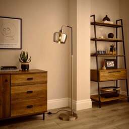 Auburn Industrial Adjustable Floor Lamp - thumbnail 2