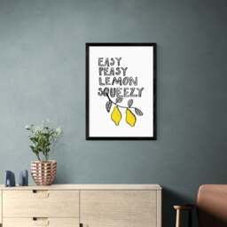 East End Prints Easy Peasy Lemon Print by Keren Parmley - thumbnail 1