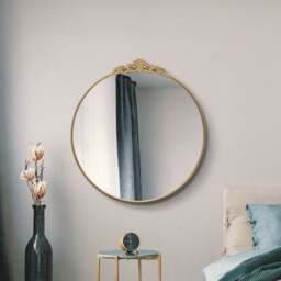 Crown Round Wall Mirror - thumbnail 1
