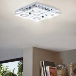 EGLO Cabo 4 Light LED Flush Ceiling Light - thumbnail 1