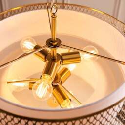 Vogue Tolna 6 Light Adjustable Tiered Pendant Light - thumbnail 3