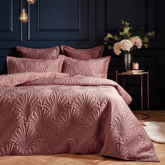 Paoletti Palmeria Embroidered Reversible Duvet Cover & Pillowcase Set - image 1