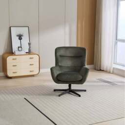 Image Furnishings Isla Swivel Recliner Chair with Footstool - thumbnail 3