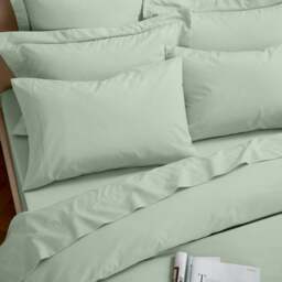 Dorma Crisp & Fresh 400 Thread Count Egyptian Cotton Percale Standard Pillowcase - thumbnail 1