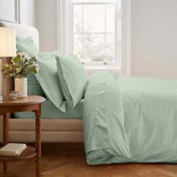 Dorma Crisp & Fresh 400 Thread Count Egyptian Cotton Percale Standard Pillowcase - thumbnail 6