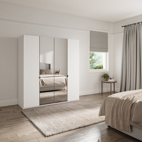 Wiemann Kahla 4 Door Mirrored Wardrobe - image 1