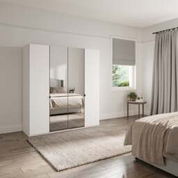 Wiemann Kahla 4 Door Mirrored Wardrobe - thumbnail 1