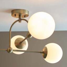 Vogue Newton 4 Light Semi Flush Ceiling Light - thumbnail 2