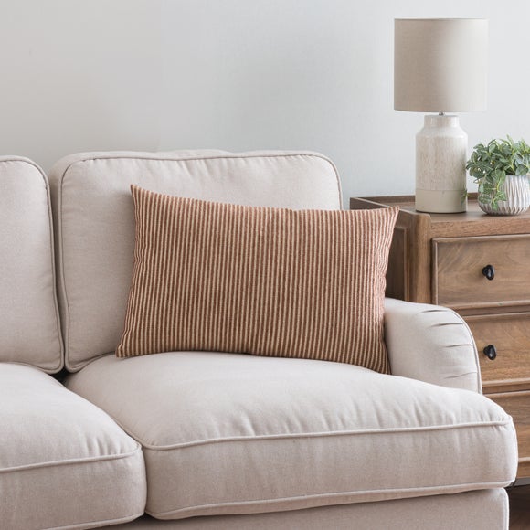 Chenille Striped Rectangular Cushion Cover - image 1