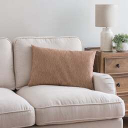 Chenille Striped Rectangular Cushion Cover - thumbnail 1