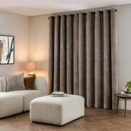 Tabitha Chenille Eyelet Curtains - thumbnail 4