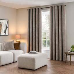 Tabitha Chenille Eyelet Curtains - thumbnail 2