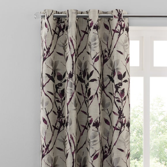 Zen Jacquard Eyelet Curtains - image 1