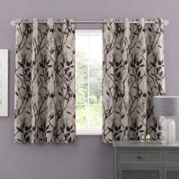 Zen Jacquard Eyelet Curtains - thumbnail 5