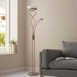 Vogue Lukas Uplighter Mother & Child Metal Floor Lamp - thumbnail 2