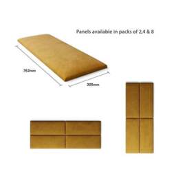 Aspire EasyMount Plush Velvet Upholstered Wall Panels - thumbnail 5