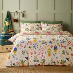 Harry Potter Herbology 100% Cotton Reversible Duvet Cover and Pillowcase Set - thumbnail 1