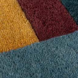 Shuffle Shaped Wool Rug - thumbnail 2